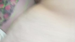 Punk girl sucks cock, gets titty fucked, then her fishnets get ripped open & she gets creampied