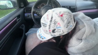 Relaxing Blowjob on The Roadside. (Embarassing)