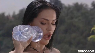 Curvy Honey Demon Takes Break For Intense Pussy Pounding