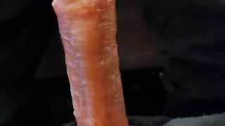 Realistic Dildo Oily Footjob