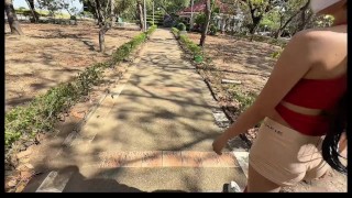 Spotted a sweet Filipina in the Park and took her to my Hotel