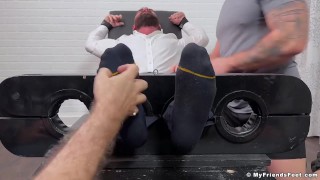 Muscled Hayden Hunter Tickles Diesel Varak In An Audition