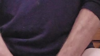 Big dildo cumshot