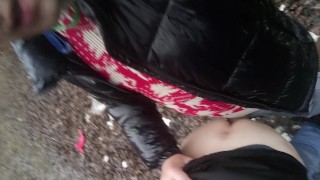 Boring rainy day, we were horny, so I gave my cock inside friend ass