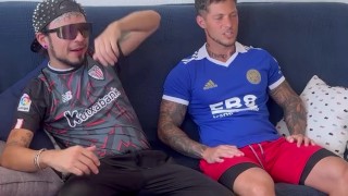 GAY🔥I Convinced My Friend To Watch Soccer And Then I Fucked Him Hard😈