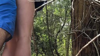 FUCKING A SMOKING PROSTITUTE DOGGY IN THE PARK. PUBLIC