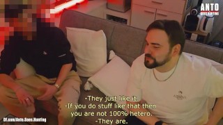 Hetero-flexible admirer of mine wants me to give him a blowjob