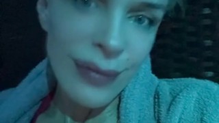 Hot milf masturbates in public pussy spa close up, OnlyFans