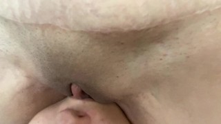 Where the face ends and the pussy begins