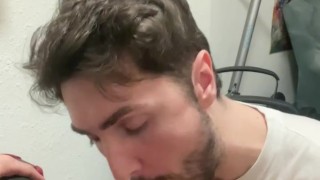 sucking my latin friend dick and making him cum
