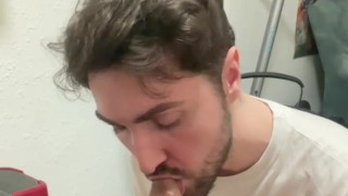 sucking my latin friend dick and making him cum