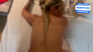 Busty blonde from Medellin wakes up wanting to fuck