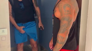 🔥I Discover This LATIN Boy In The Elevator😈My BIG COCK FUCKS HIM