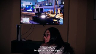 STEPSIS STOP USING MY PLAYSTATION! Now you need to give me a blowjob and a hard fuck!