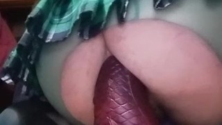 Femboy using dragon friend