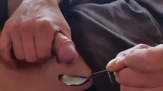 Cumshot spoon