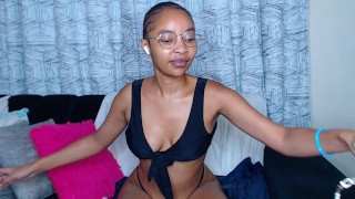 MIO NAKING A MESS WITH HER BIG TOY