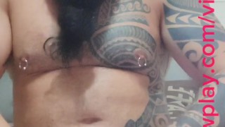 I filled a shirt with my cum