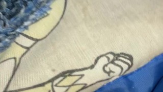 daily jerk off 13/30 - shooting a load while watching porn - jerk off challenge