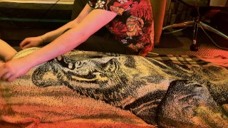 🔴 Private massage at home. Unexpected erection. Had to jerk off