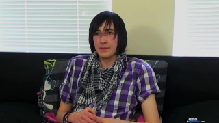 Horny Wanker Andy Roberts Got His Face Cum Covered