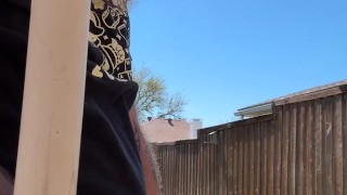Backyard Play and Pee