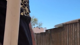 Backyard Play and Pee