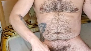 JOI Hairy Dom smoking vape