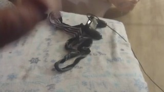 White Milf Flashes Her Pretty Pink Pussy and Hot Latino Guy Masturbates While She Plays Video Games
