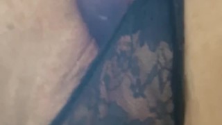 fucking bbw with her dildo