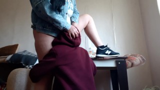 I got fucked in the mouth by a stranger biker - Lesbian_illusion