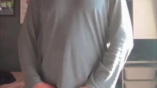 Jerking off my Greek fat cock and cumming