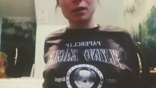 Cute babe playing cute