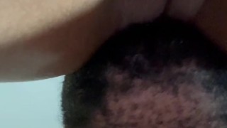 Me encanta como este cabron dominicano me saca mi lechita