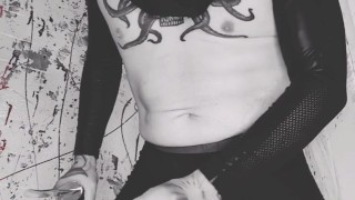 Ghostface Masturbating in Shower Horror Porn