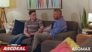 ''Am I Too Old For You?'' Silver Daddy Unsure About Hot College Jock's Intentions