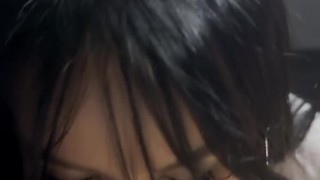 Asian School teacher sucking dick