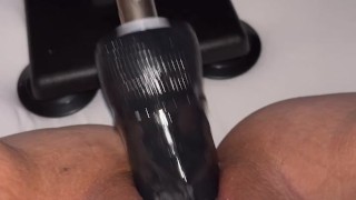 Machine Fucks Wet Pussy