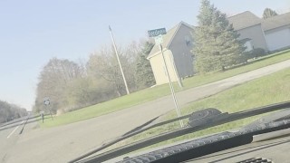 So horny had to pull over and stroke it in the car