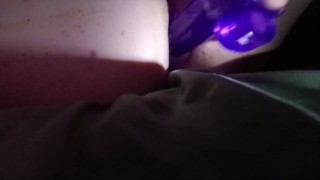 Femboi plays with his ass