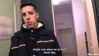 BIGSTR - Handsome Postman Needs Some Relaxation, So He Accepts A Massage From Two Horny Guys