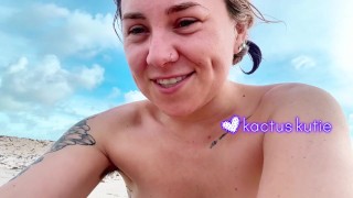 peeing on nude beach