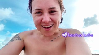 peeing on nude beach