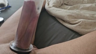 Pumping 2h Cock and Balls