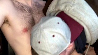 Swallowing Uber Driver's Cum Load