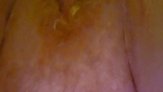 Cum dumpster stretches dirty little pussy