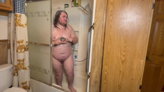 Gay Man Taking Shower