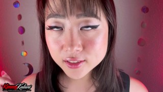 Your Asian Girlfriend Begging for Cum on her Ahegao Face -ASMR JOI