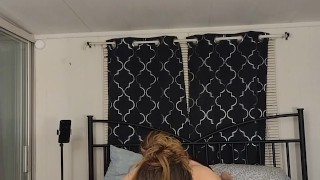 I bend straight guy over and I fuck his tight thick ass hard with my purple glitter dildo