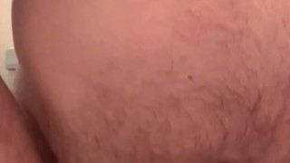 Fun with Dildo and dirty talk plays with cum